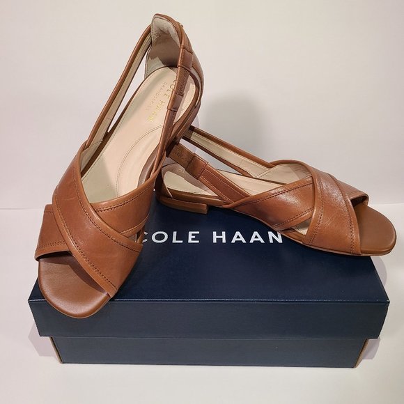Cole Haan Shoes - Cole Haan Brown Flat Sandal